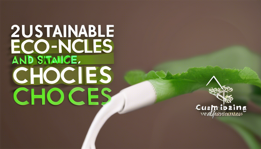 2.  Sustainable and Eco-Conscious Choices